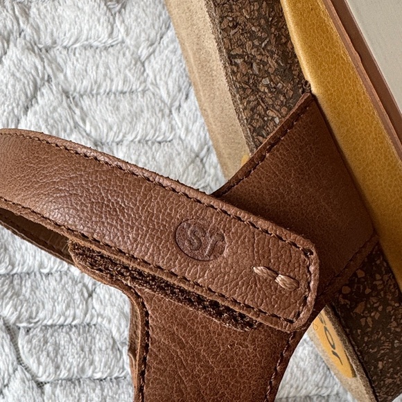 Josef Seibel Women's Sandals in Brown and Mustard Made in Germany - Picture 7 of 9